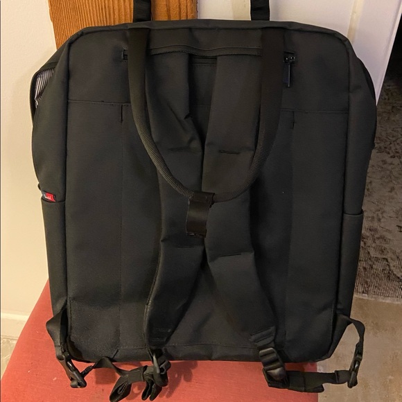 Herschel black nylon backpack shoulder travel bag - Picture 2 of 5